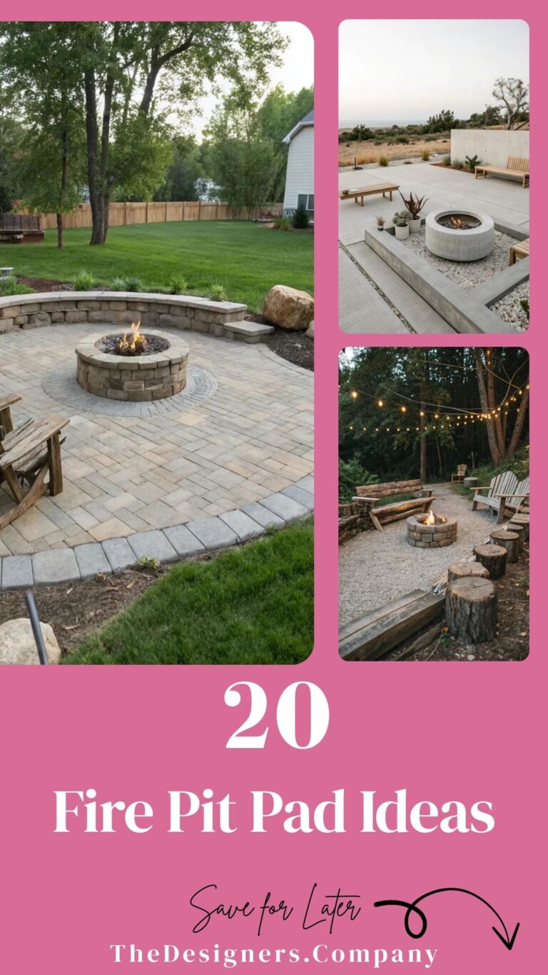 Fire Pit Pad Ideas: 20 Perfect Designs for Safe Outdoor Fires
