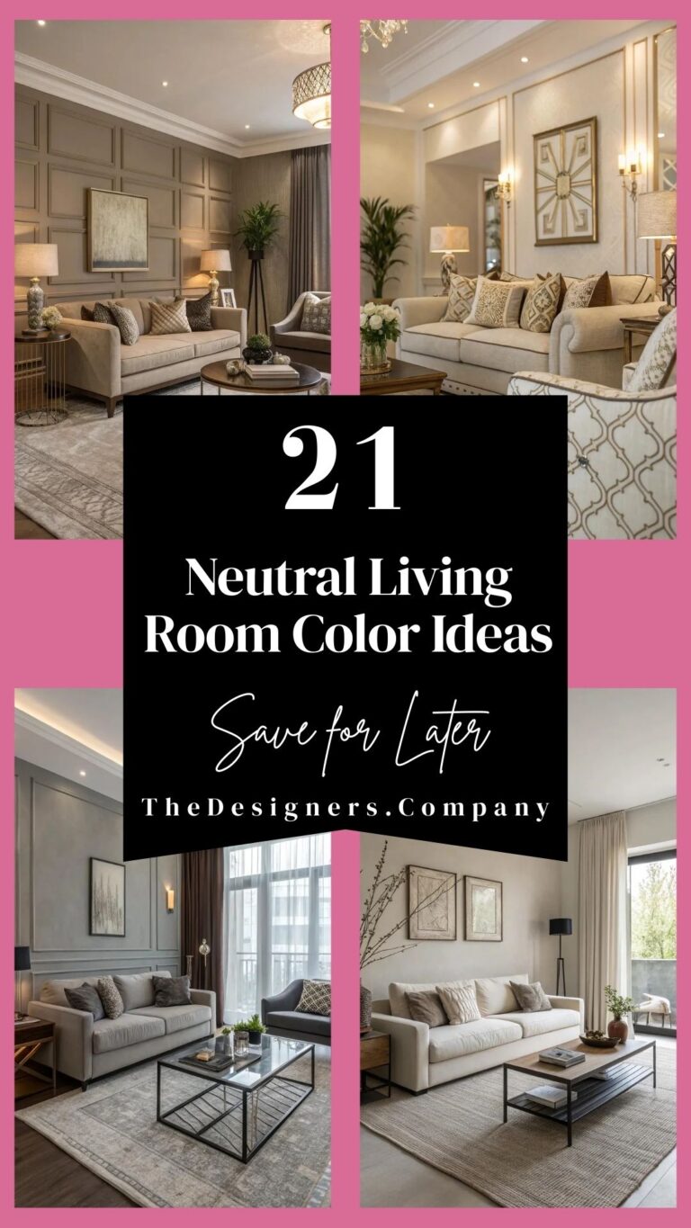 Neutral Living Room Color Ideas: 21 Chic Shades That Elevate Your Style