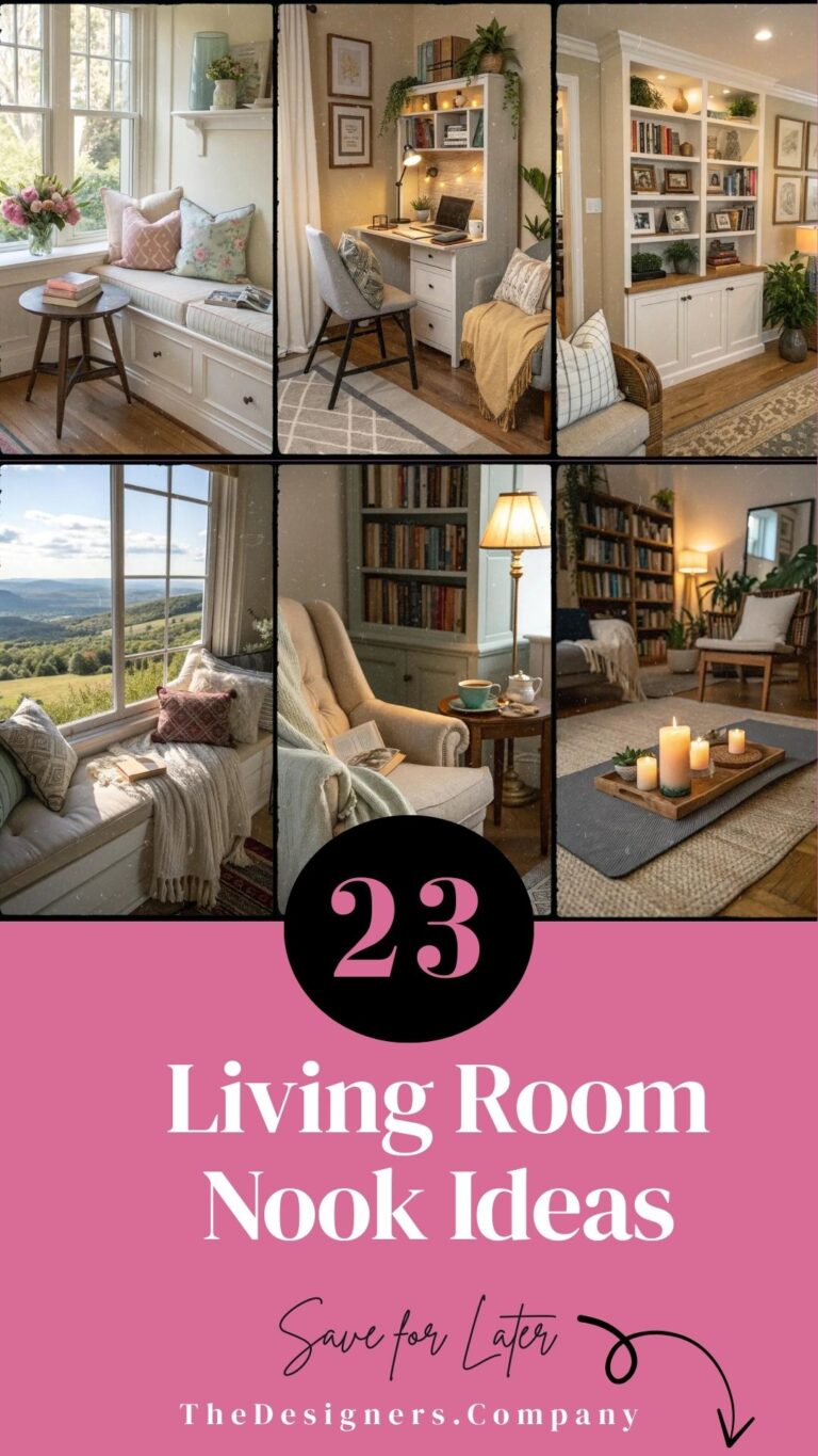 Living Room Nook Ideas: 23 Cozy Styles to Elevate Your Home Décor