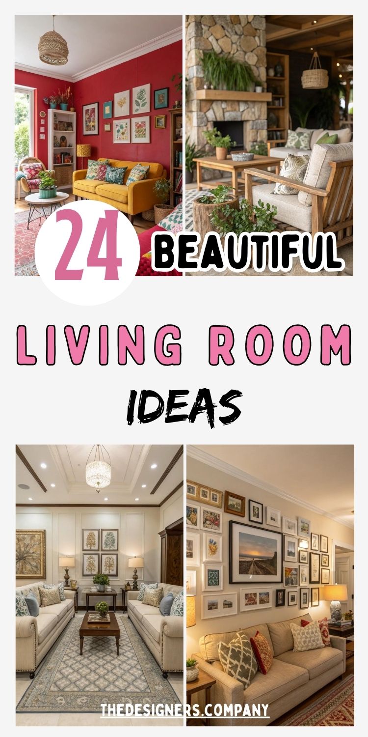 Beautiful Living Room Ideas: 24 Stunning Designs to Inspire You