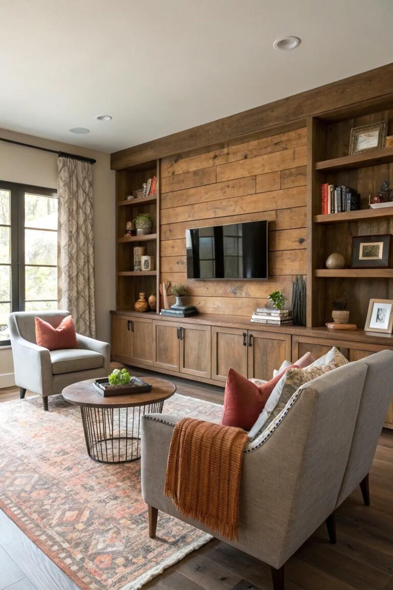 Wood Accent Wall Ideas for Living Rooms: 18 Stunning Looks You’ll Love