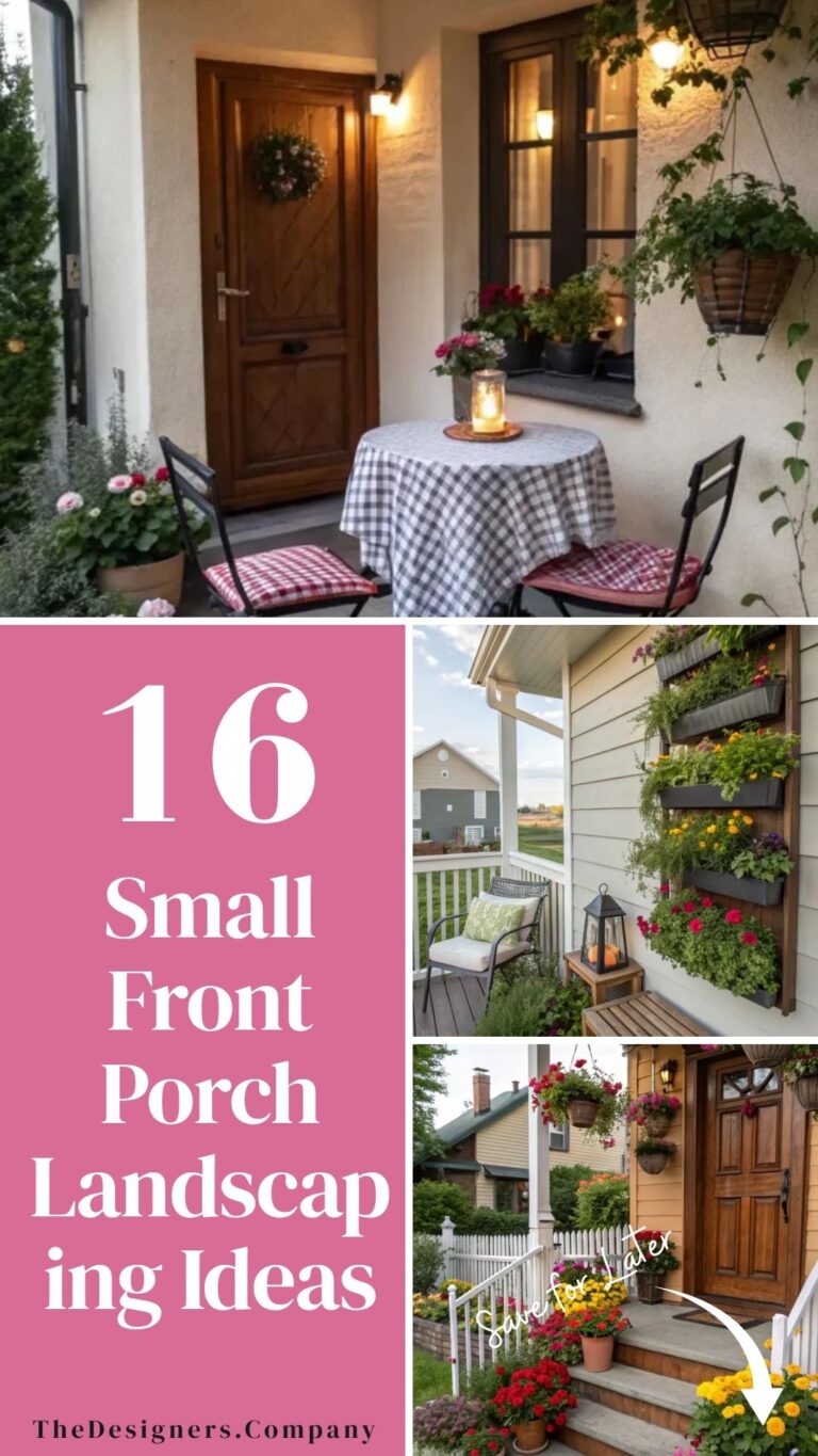 Small Front Porch Landscaping Ideas: 16 Easy Ways to Boost Beauty