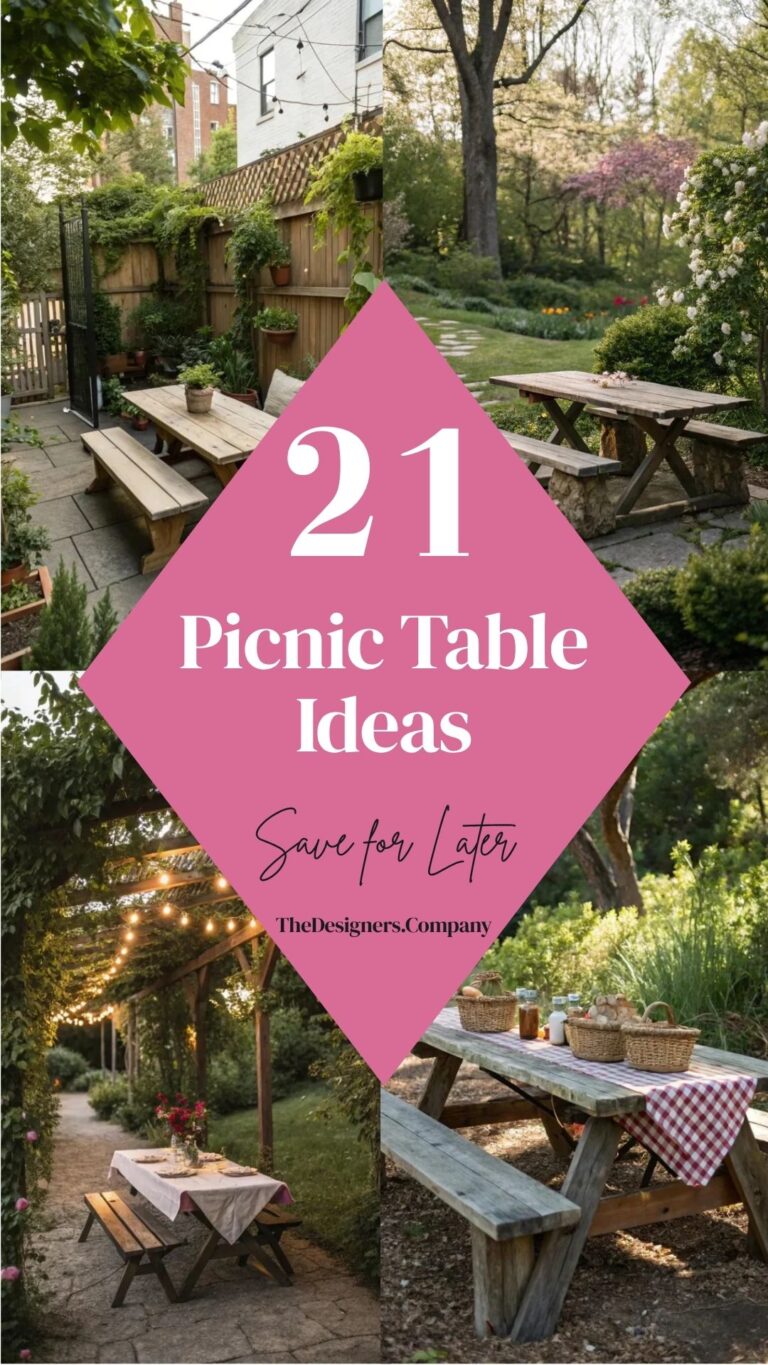 Picnic Table Ideas: 21 Stunning Designs to Transform Your Yard