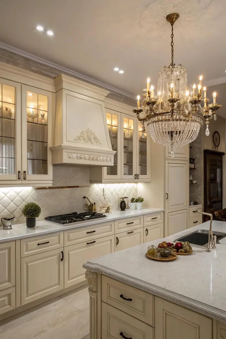 Elegant lighting adds a touch of luxury.