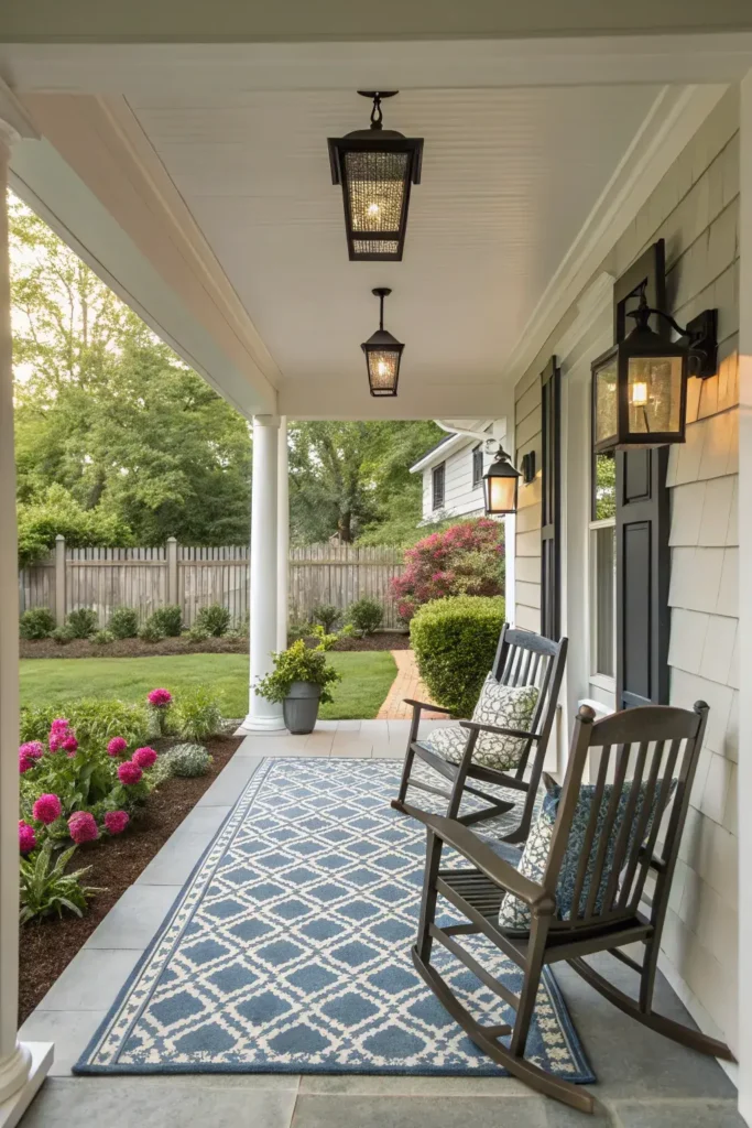 Symmetrical Front Porch Design