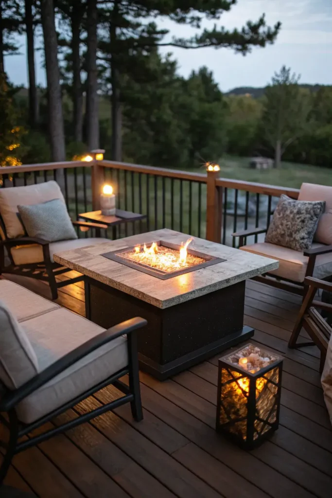 Fire Table on Small Deck