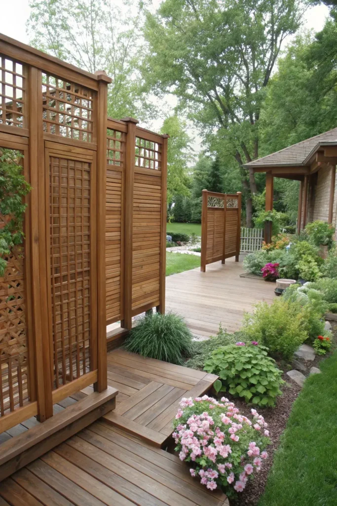 Privacy Screens on Deck