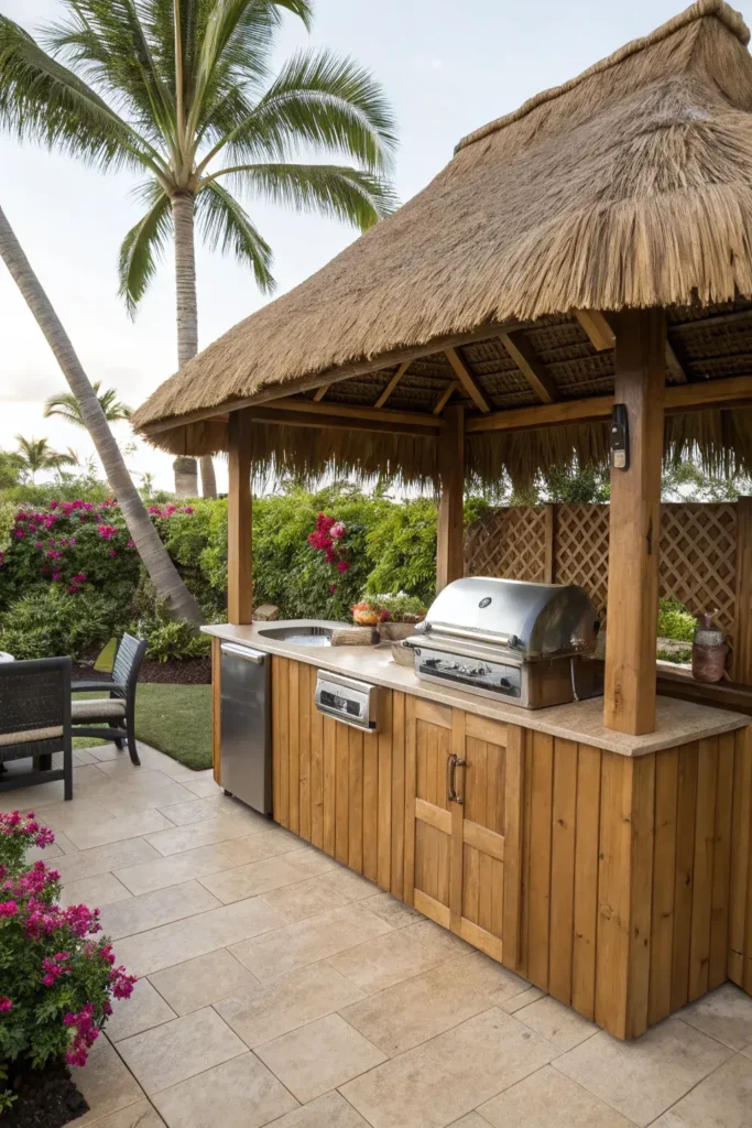 Outdoor Kitchen at Tiki Hut