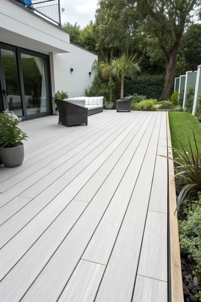 Minimalist Linear Deck Inlay