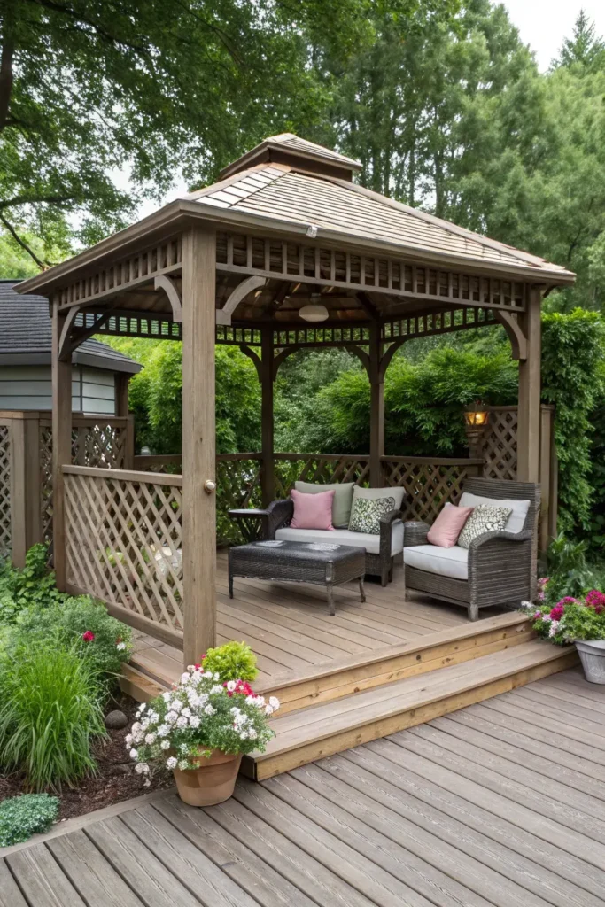 Gazebo on Small Deck
