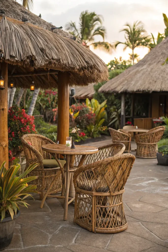 Rattan Furniture at Tiki Hut