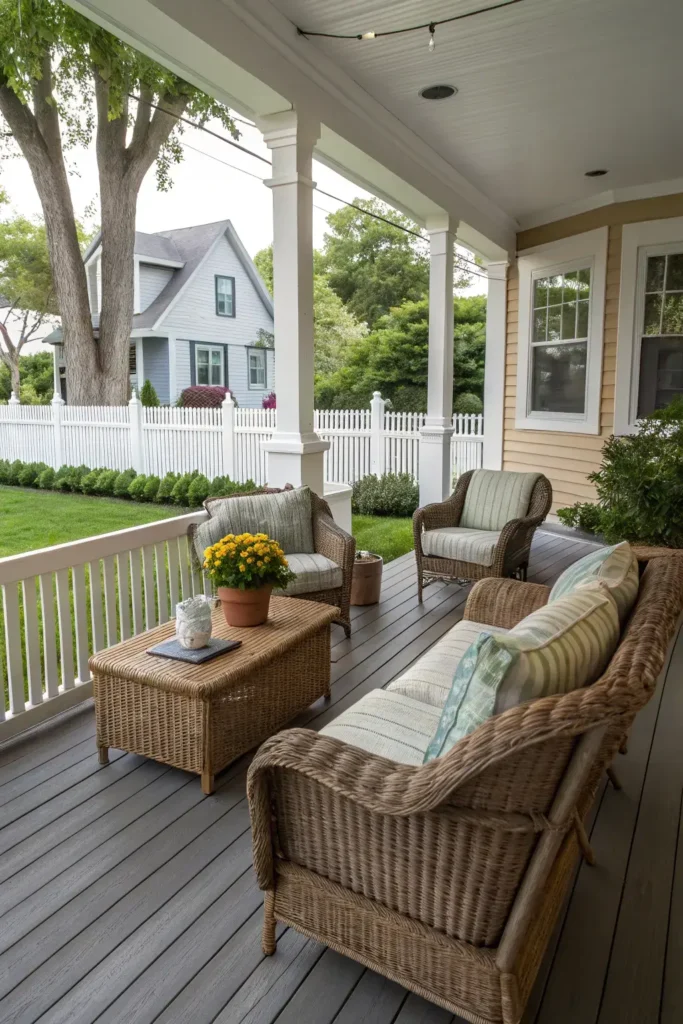 Zoned Front Porch Layout