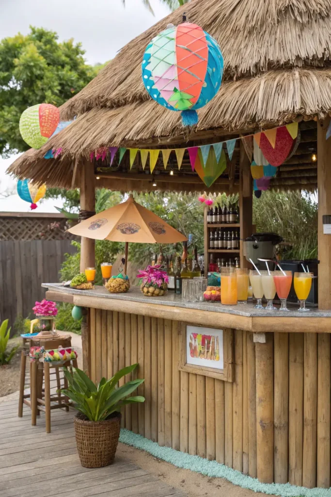 Tiki Bar for Entertaining