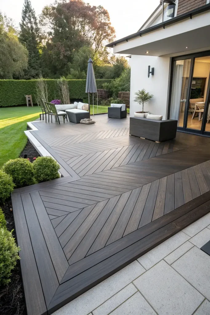 Diagonal Deck Inlay Design