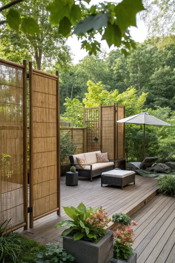 Use Bamboo Screens