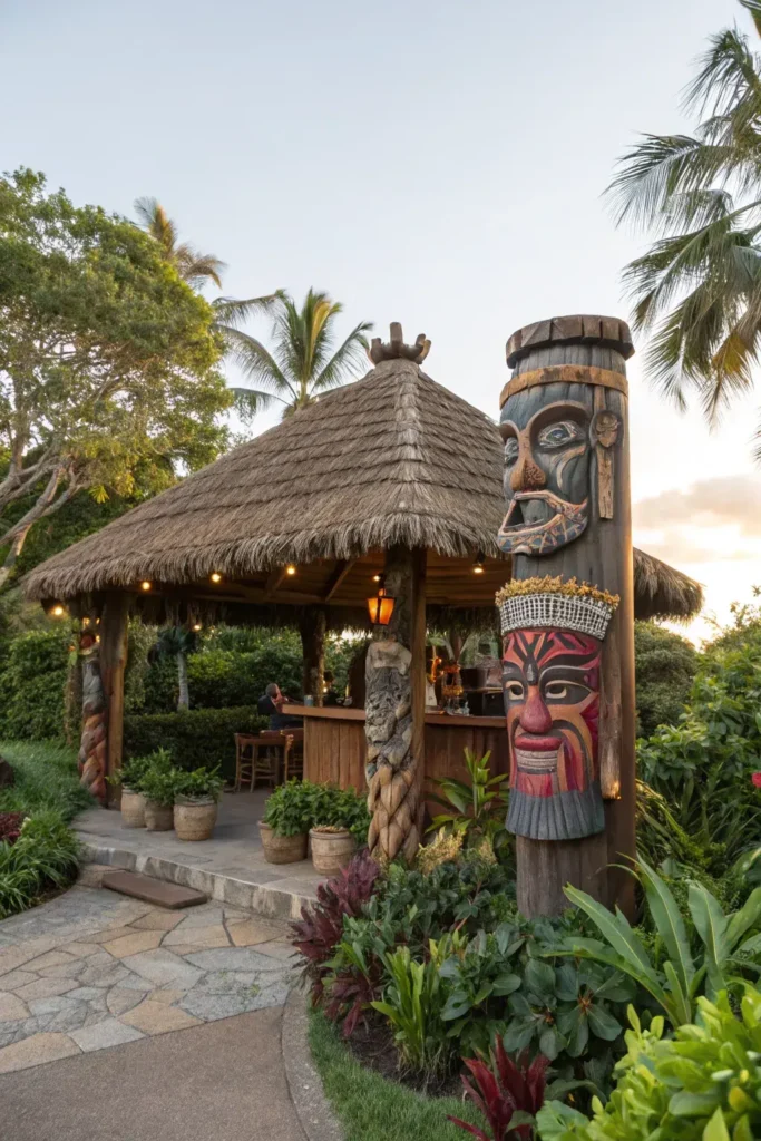 Tiki Masks and Statues