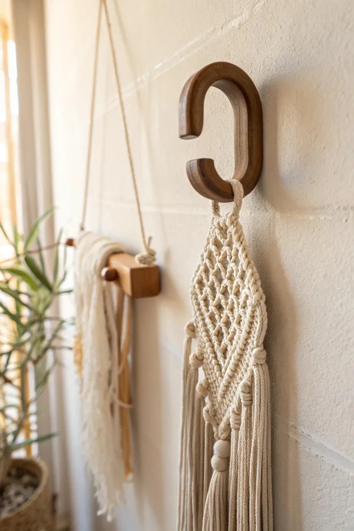 Elevate your space with the perfect blend of clay and macramé magic.
