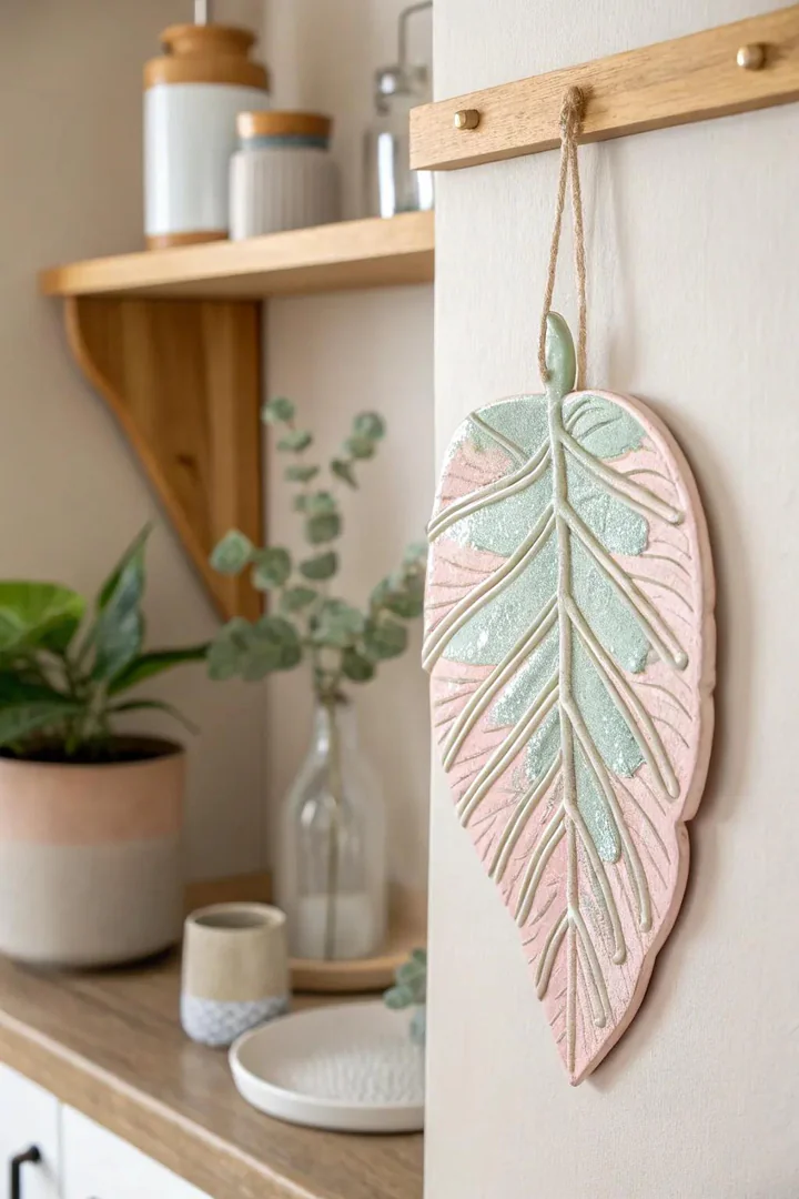 Kitchen-themed decorative polymer clay tiles.
