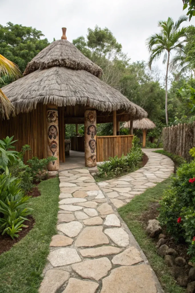 Natural Stone at Tiki Hut