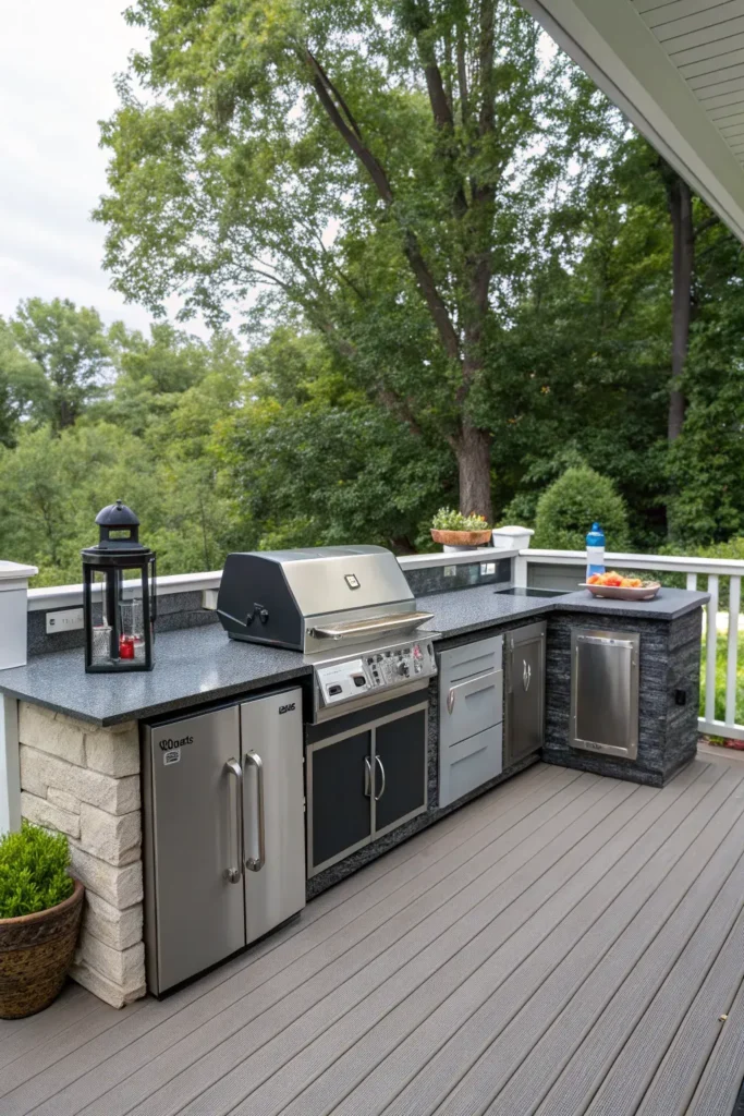Outdoor Kitchen on Deck