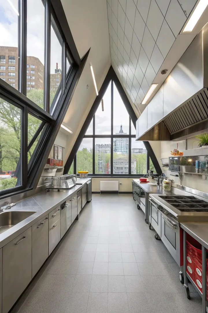 Modern kitchen layout that moves past the traditional work triangle